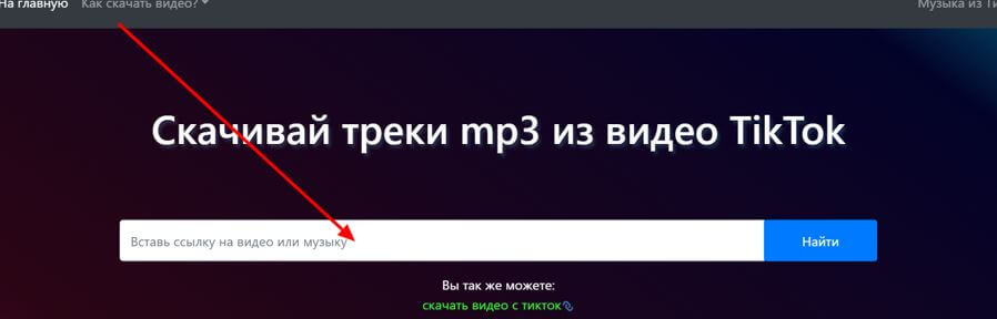 Qload.info - поле для вставки ссылки